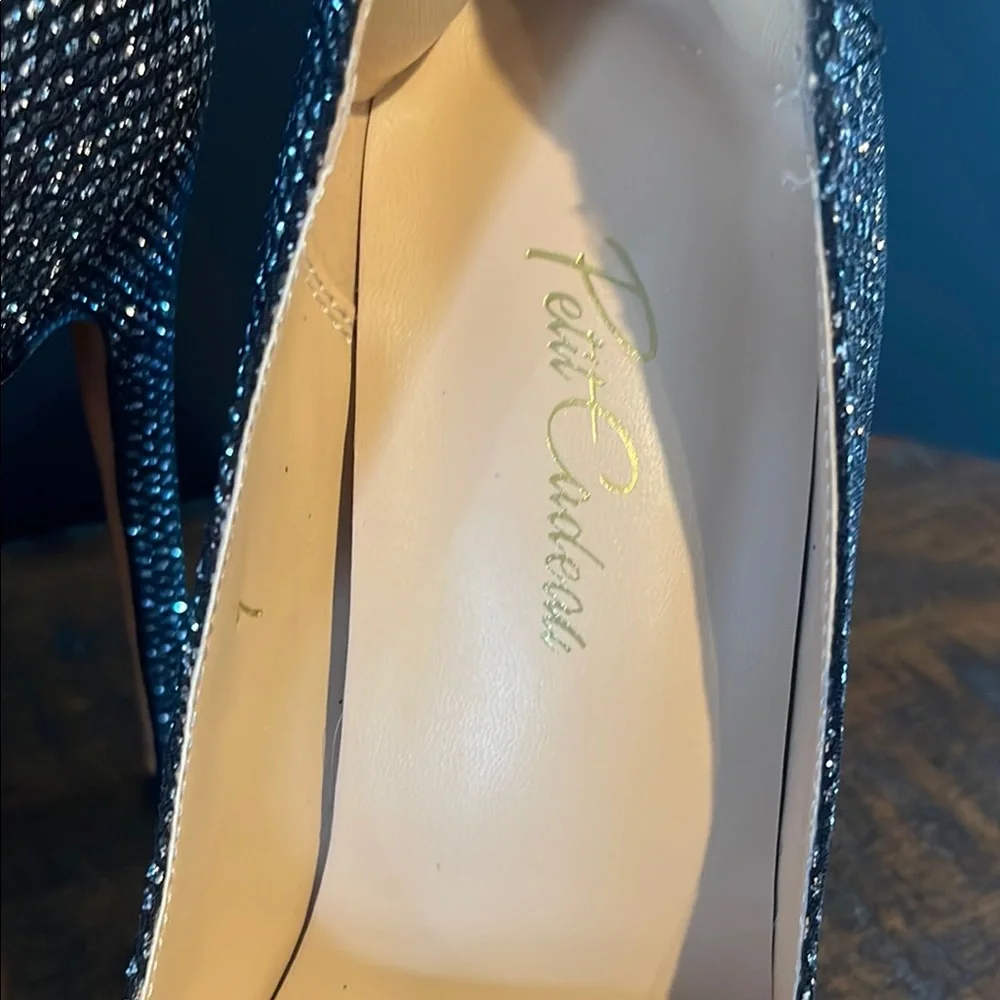 Elegant Black and Silver Women's Heels - Size 7 - Picture 8 of 12